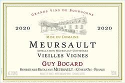 2020 Meursault, Vieilles Vignes, Domaine Guy Bocard